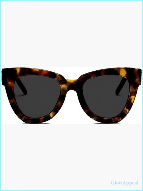 Retro Cat Eye Sunglasses UV400 Protection Lightweight Vintage Square Tortoise main image 6